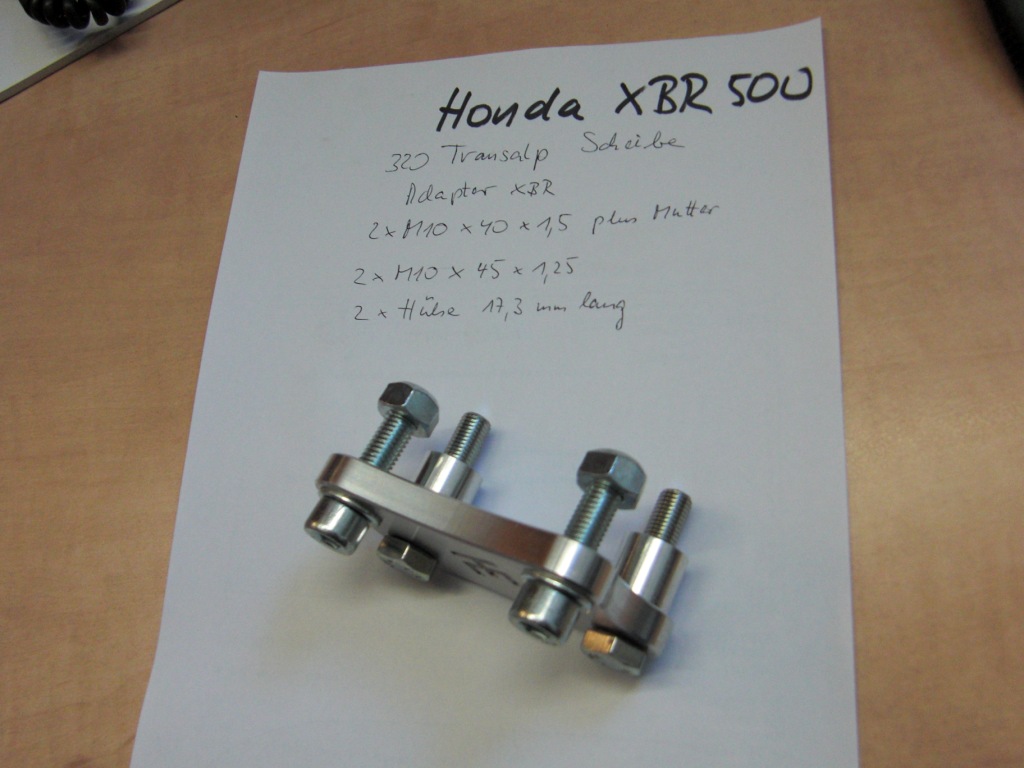 Honda XBR500 Clubman 320 mm Bremse